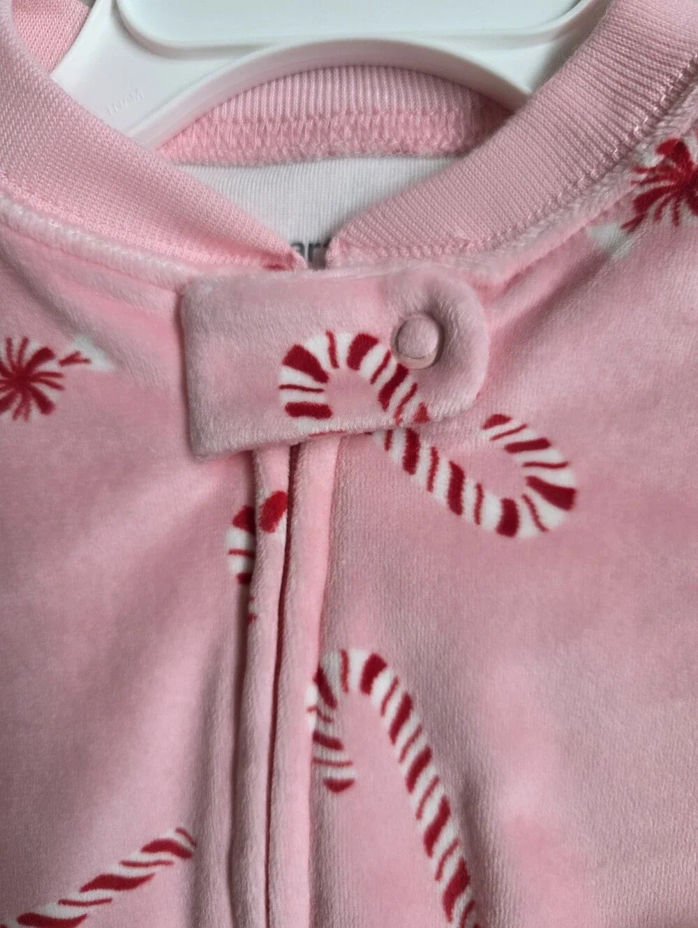 Carters Footed Pink Christmas Sleeper Girls 18 Months